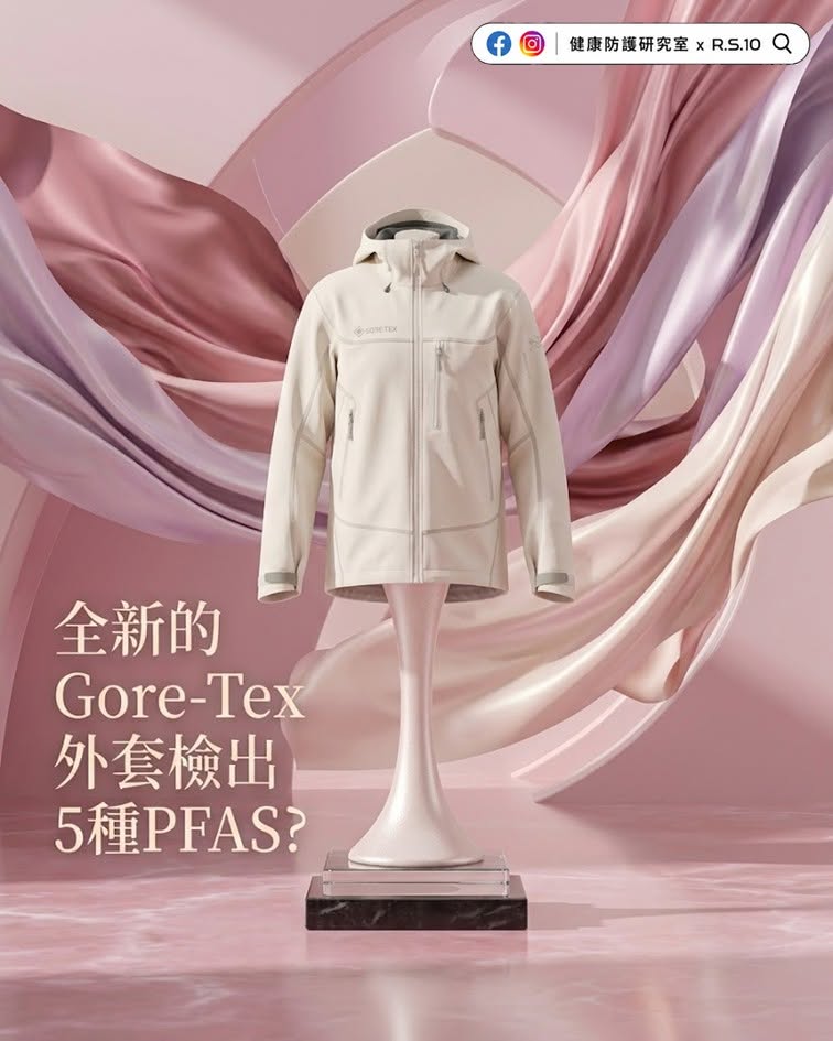 全新的Gore-Tex外套檢出5種PFAS?