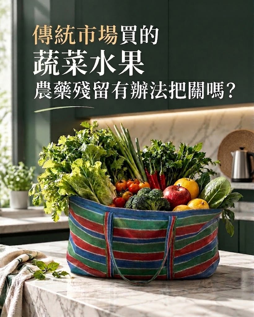 傳統市場買的蔬菜水果，農藥殘留有辦法把關嗎？