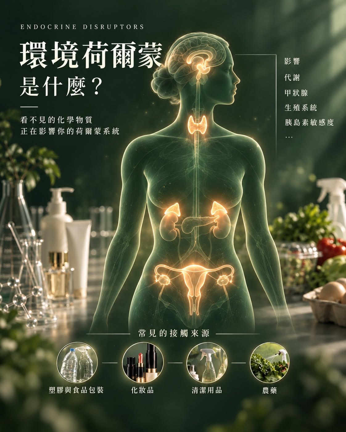 為什麼近年越來越多代謝異常、生理期不順或生育難題？